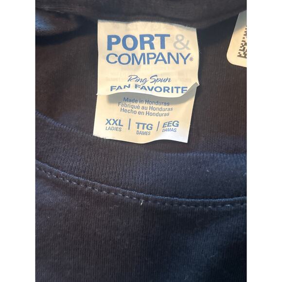 NWT Port & Company Black T Shirt The Man, Myth, Legend, Officiant Size XXL - Picture 4 of 5